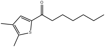 1-(4,5-Dimethyl-2-thienyl)-1-heptanone Struktur