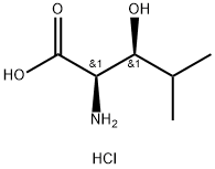 (2S,3R)-β-Hydroxyleucine Hydrochloride Struktur