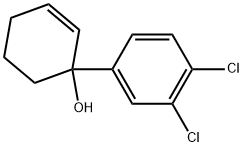 1-(3,4-Dichlorophenyl)-2-cyclohexen-1-ol 结构式