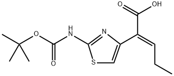 头孢卡品侧链酸反式异构体, 159860-40-9, 结构式