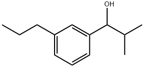 2-methyl-1-(3-propylphenyl)propan-1-ol Structure