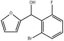(2-bromo-6-fluorophenyl)(furan-2-yl)methanol Structure