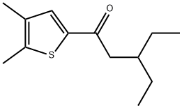 1-(4,5-Dimethyl-2-thienyl)-3-ethyl-1-pentanone 结构式