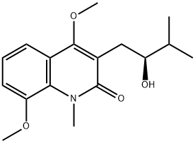 (-)-Lunacridine Structure