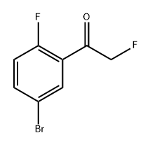 1-(5-溴-2-氟苯基)-2-氟乙酮,1600511-51-0,结构式