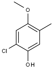 2-Chloro-4-methoxy-5-methylphenol,1600530-27-5,结构式