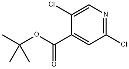 Tert-butyl 2,5-dichloroisonicotinate,1601147-22-1,结构式