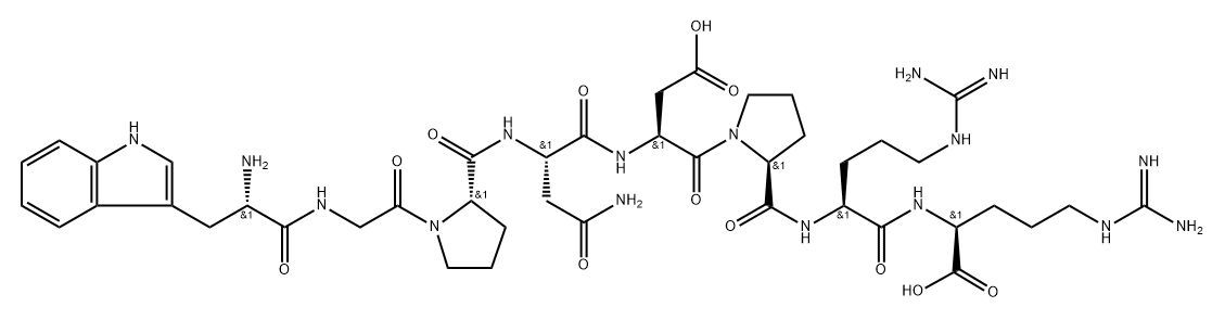 HCV CORE PROTEIN (107-114) 化学構造式