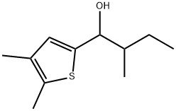 4,5-Dimethyl-α-(1-methylpropyl)-2-thiophenemethanol 结构式