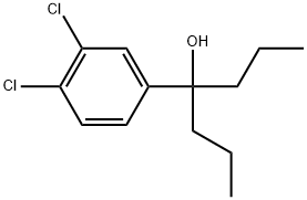 3,4-Dichloro-α,α-dipropylbenzenemethanol,1602230-39-6,结构式