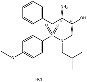 N-[(2R,3S)-3-Amino-2-hydroxy-4-phenylbutyl]-N-isobutyl-4-methoxybenzenesulfonamide
hydrochloride,160232-87-1,结构式