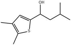 4,5-Dimethyl-α-(2-methylpropyl)-2-thiophenemethanol 结构式