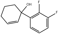 1-(2,3-Difluorophenyl)-2-cyclohexen-1-ol Structure