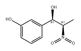 Benzenemethanol, 3-hydroxy-α-[(1R)-1-nitroethyl]-, (αR)- Structure