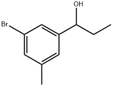 1-(3-bromo-5-methylphenyl)propan-1-ol Structure
