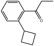 1-(2-Cyclobutylphenyl)-1-propanone Structure