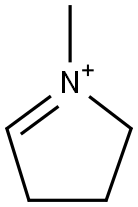 1-methyl-delta(1)-pyrrolinium 结构式
