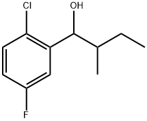 2-Chloro-5-fluoro-α-(1-methylpropyl)benzenemethanol 结构式