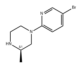 (3R)-1-(5-bromopyridin-2-yl)-3-methylpiperazine,1604311-06-9,结构式