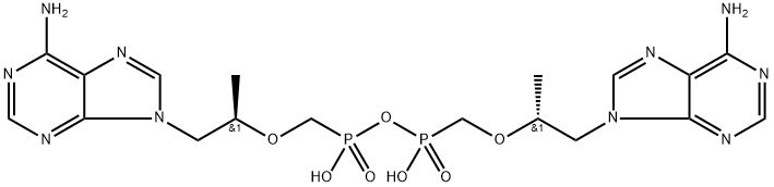 替诺福韦二聚体三乙铵盐, 1607007-18-0, 结构式