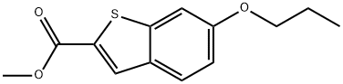 Methyl 6-propoxybenzo[b]thiophene-2-carboxylate Struktur