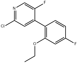 1610359-25-5 Pyridine, 2-chloro-4-(2-ethoxy-4-fluorophenyl)-5-fluoro-