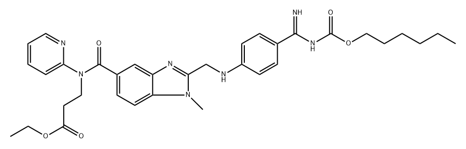 DABIGATRAN ETEXILATE Structure