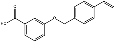 3-[(4-乙烯基苯基)甲氧基]苯甲酸,1610690-72-6,结构式