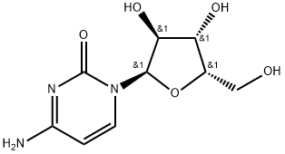 2(1H)-Pyrimidinone, 4-amino-1-α-L-xylofuranosyl- Structure