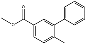 Methyl 6-methyl-[1,1'-biphenyl]-3-carboxylate Struktur