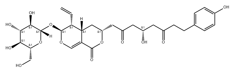 hydramacroside B,161161-67-7,结构式
