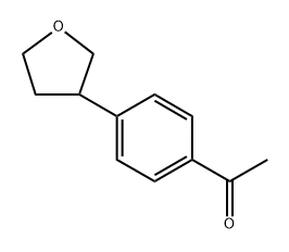 1-[4-(Tetrahydro-3-furanyl)phenyl]ethanone Structure