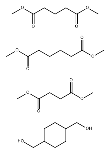 Cyclohex-1,4-ylenedimethanol, oligomeric reaction products with dimethyl adipate, dimethyl glutarate and dimethyl succinate Structure