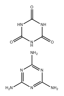 1,3,5-triazine-2,4,6(1H,3H,5H)-trione, compound with 1,3,5-triazine-2,4,6-triamine,16133-31-6,结构式