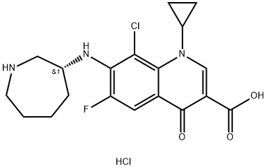 贝西沙星杂质F盐酸盐, 1613314-38-7, 结构式