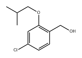 (4-Chloro-2-isobutoxyphenyl)methanol Struktur