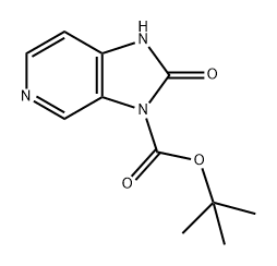 1,2-dihydro-2-oxo-3h-imidazo[4,5-c]pyridine-3-carboxylic acid,1,1-dimethylether ester Structure