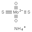 (NH4)2MoO2S2,16150-60-0,结构式