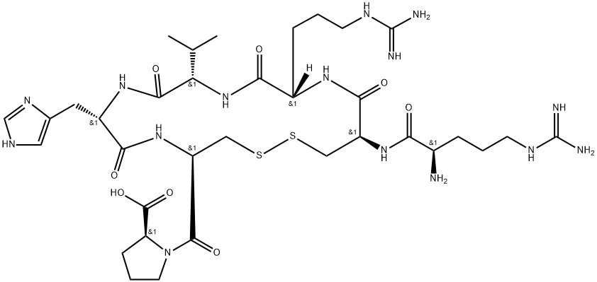 (D-ARG32)-ANTISTASIN (32-38) Structure