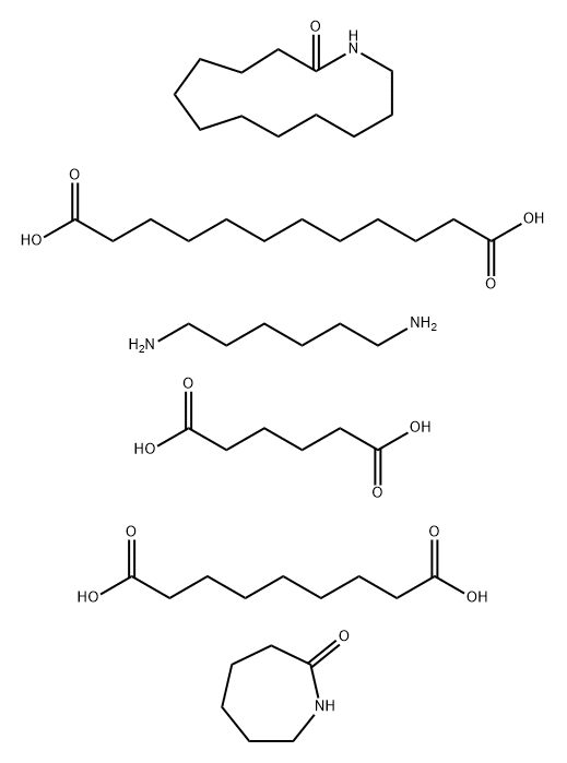 Dodecanedioic acid polymer with azacyclotridecan-2-one, hexahydro-2-H-azepin-2-one, 1,6-hexanediamine, hexanediamine, hexanedioic acid and nonanedioic acid|