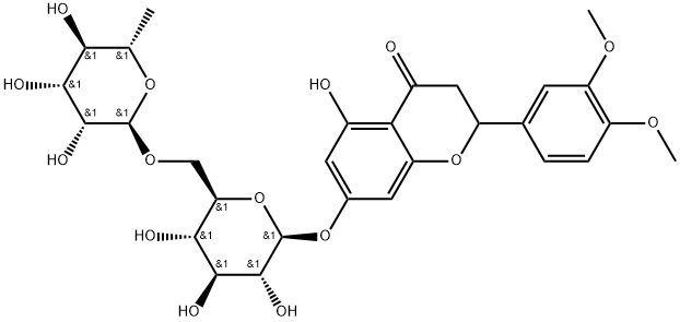 1616116-58-5 4H-1-Benzopyran-4-one, 7-[[6-O-(6-deoxy-α-L-mannopyranosyl)-β-D-glucopyranosyl]oxy]-2-(3,4-dimethoxyphenyl)-2,3-dihydro-5-hydroxy-