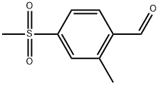 2-Methyl-4-(methylsulfonyl)benzaldehyde Struktur