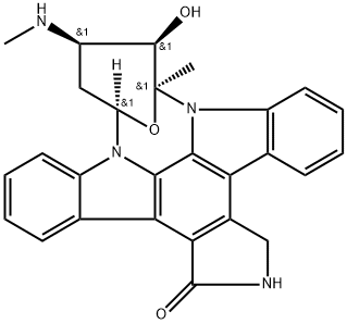 3-去甲氧基-3-羟基星孢菌素 结构式