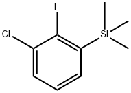 (3-Chloro-2-fluorophenyl)trimethylsilane Struktur