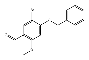 5-Bromo-2-methoxy-4-(phenylmethoxy)benzaldehyde Structure