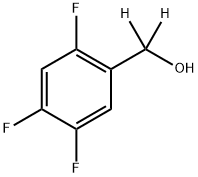 Benzenemethan-d2-ol, 2,4,5-trifluoro- 化学構造式