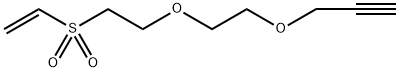 Propargyl-PEG2-Vinyl Sulfone 结构式