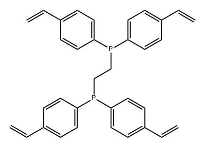 Phosphine, 1,1'-(1,2-ethanediyl)bis[bis(4-ethenylphenyl)-, homopolymer Structure