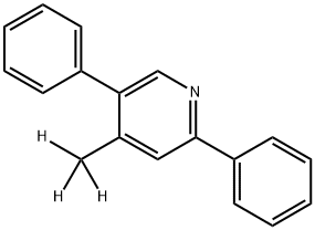 Pyridine, 4-(methyl-d3)-2,5-diphenyl-,1622235-59-9,结构式