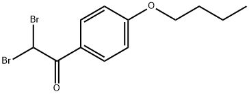 2,2-Dibromo-1-(4-butoxyphenyl)ethanone Struktur